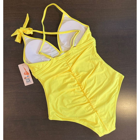 My Charmo Halter One Piece Swimsuit NWT - Picture 6 of 8